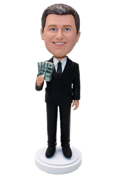 Personalized Bobbleheads Boss With Money